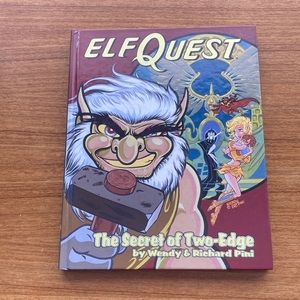 ElfQuest The Secret of Two Edge Hard Cover Graphic Novel